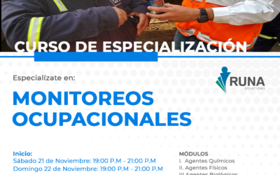 Curso de Especialización en Monitoreos Ocupacionales