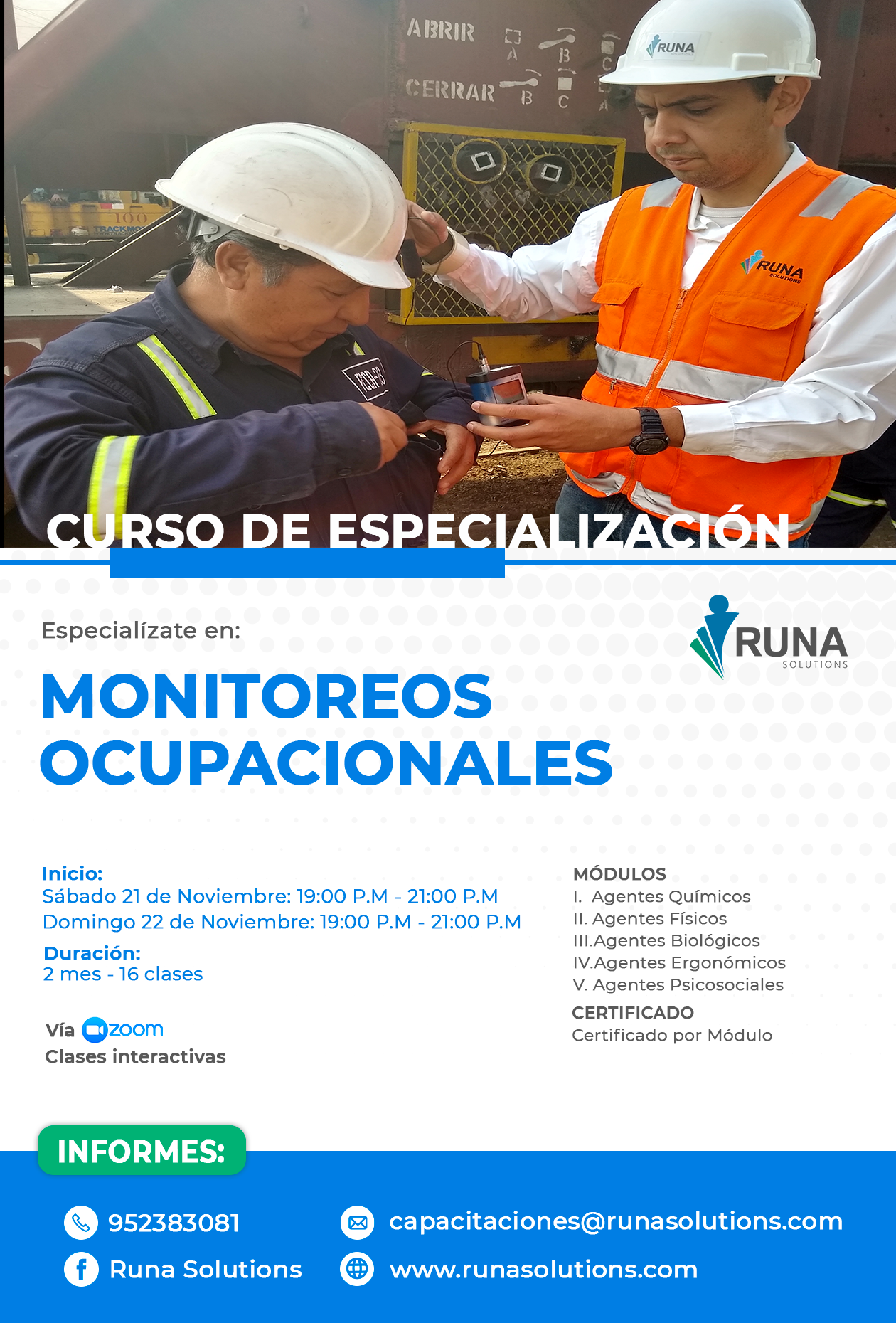 Monitoreos Ocupacionales Monitoreos Ocupacionales